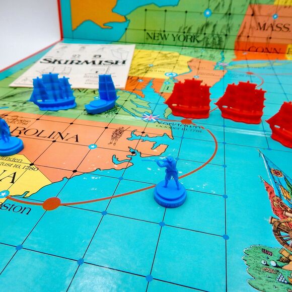 American Heritage Skirmish Board Game Milton Bradley Revolutionary War Game - Picture 6 of 12